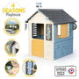 Smoby Casa 4 Estaciones 114.70x99x19.60 cm - Casa de Juego Exterior para Niños a Partir de 3 Años