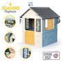 Smoby Casa 4 Estaciones 114.70x99x19.60 cm - Casa de Juego Exterior para Niños a Partir de 3 Años