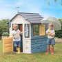 Smoby Casa 4 Estaciones 114.70x99x19.60 cm - Casa de Juego Exterior para Niños a Partir de 3 Años