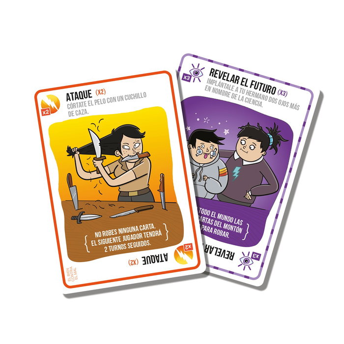 Asmodee Exploding Kittens El Bien contra el Mal