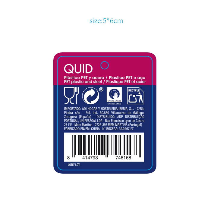 Botella Transporte Plástico Sarao Quid 0,75 L