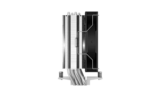 DeepCool AG400 - Ventilador de CPU, Refrigerador de Aire, 120mm, 4 Tubos de Calor, Compatible con Intel LGA 1150/1151/1155/1200/1700 y AMD AM4/AM5, PWM, Color Negro