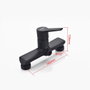 IBERGRIF Grifo Monomando Ducha Ibiza Negro M12007B