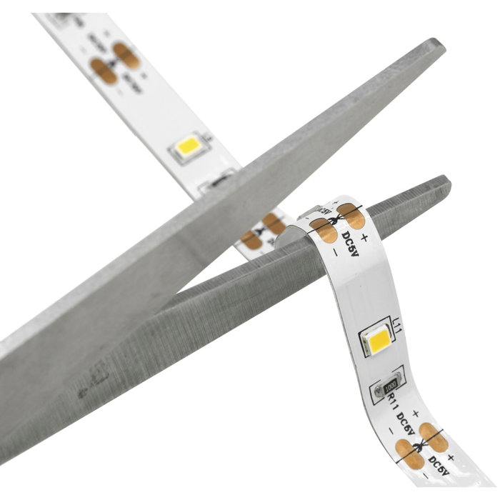 Ansmann Tira LED con Sensor, 2m, 60 LEDs, Blanco Cálido
