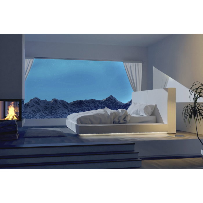 Ansmann Tira LED con Sensor, 2m, 60 LEDs, Blanco Cálido