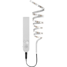 Ansmann Tira LED con Sensor, 2m, 60 LEDs, Blanco Cálido