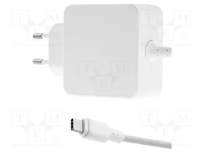 Qoltec Cargador USB-C 45W blanco Qoltec Cargador USB-C 45W blanco