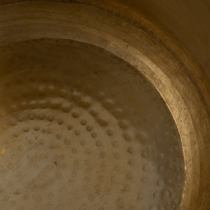 S/3 Mesa Auxiliar Oro Viejo Metal 58,50 X 58,50 X 41,90 cm