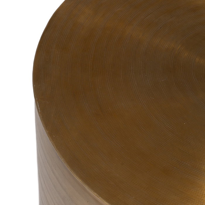 S/3 Mesa Auxiliar Oro Viejo Metal 58,50 X 58,50 X 41,90 cm