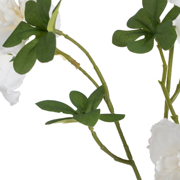 Flor Azalea Blanco Poliéster-Polietileno 92 cm (Set de 24)