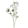 Flor Azalea Blanco Poliéster-Polietileno 92 cm (Set de 24)