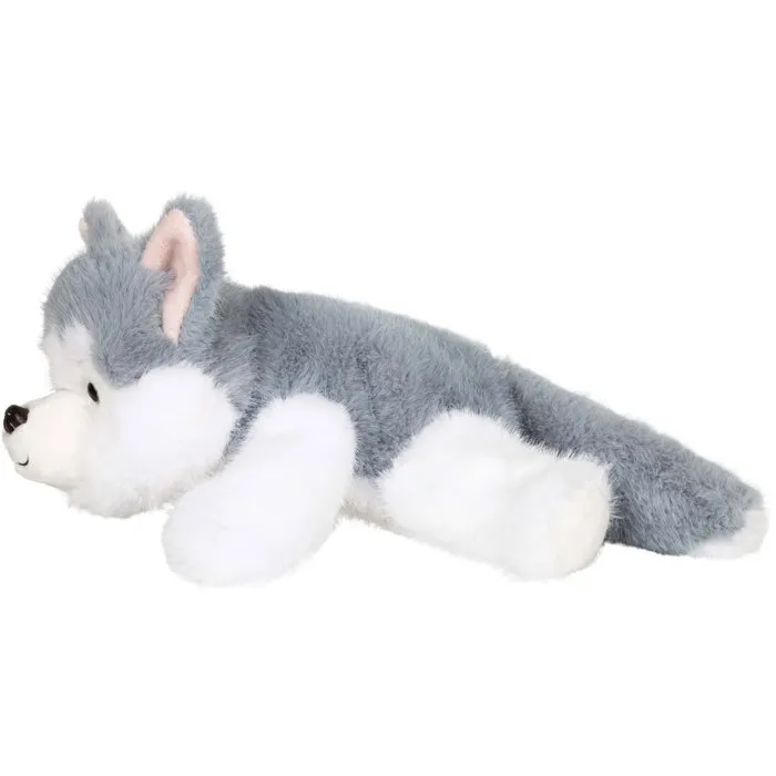 Gipsy Toys Peluche Floppy Choopy Husky AABOK76107 - 22 cm - Gris y Blanco