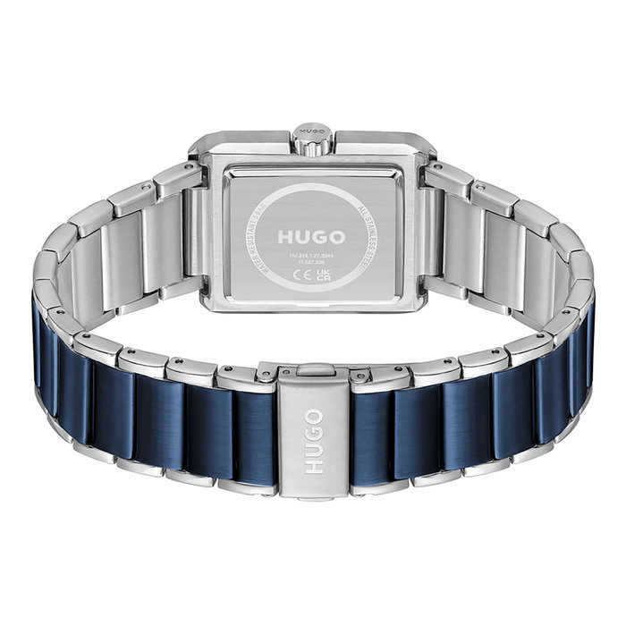 HUGO BOSS Reloj Thrive Azul con Caja Rectangular