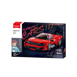 SLUBAN Coche Famoso 1/32 Model Bricks de 227 piezas