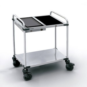 Rieber Carro Servogrill Cookstation 1, Carro para cocina profesional, acero inoxidable, 915x700x950 mm Rieber Carro Servogrill Cookstation 1, Carro para cocina profesional, acero inoxidable, 915x700x950 mm