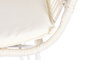 DKD Home Decor Set de 3 Sillas de Ratán Sintético Blanco con Cojines