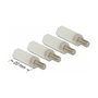 DeLOCK Separador M4 x M4 Hexagonal 20 mm Natural 4 Piezas