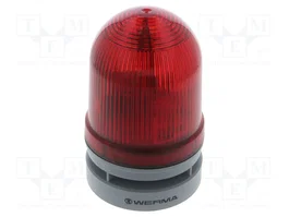 WERMA Señalizador Luminoso y Sonoro Rojo IP66