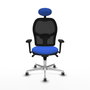PIQUERAS Y CRESPO Silla de oficina Jorquera Azul y Negro