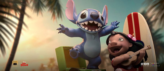 Lilo & Stitch Estatua 1/10 Deluxe Art Scale Lilo & Stitch 20 cm