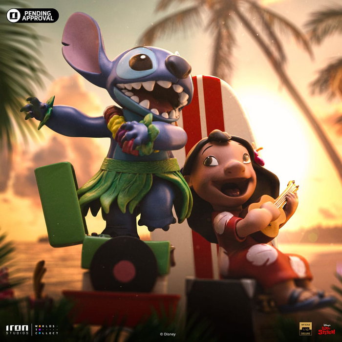 Lilo & Stitch Estatua 1/10 Deluxe Art Scale Lilo & Stitch 20 cm