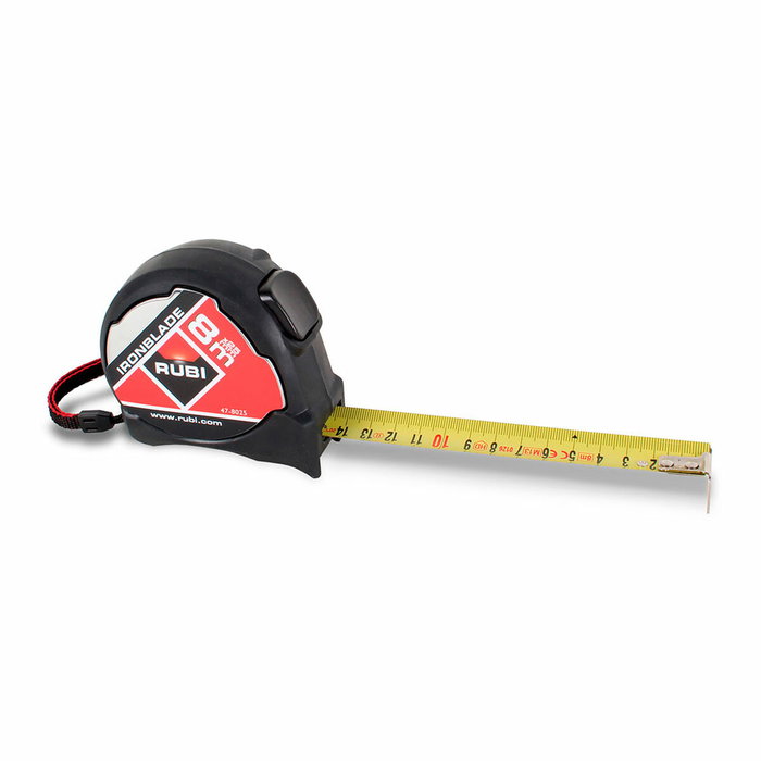 Rubi Flexómetro Ironblade 8 m x 25 mm Rubi Flexómetro Ironblade 8 m x 25 mm