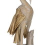 Figura Garza Madera-Fibra Natural 20 X 10 X 62 cm