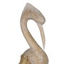 Figura Garza Madera-Fibra Natural 20 X 10 X 62 cm