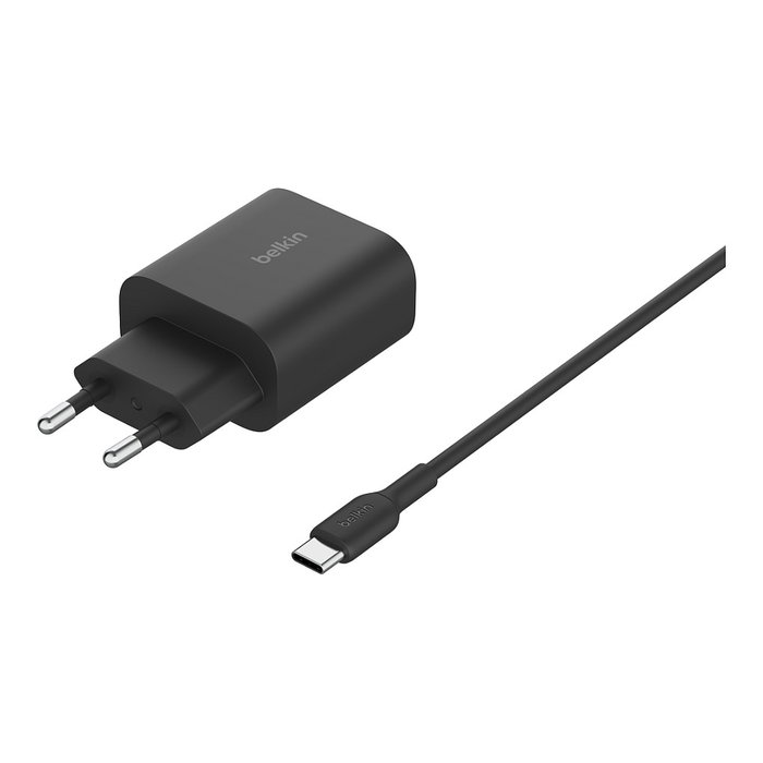 Belkin BOOST CHARGE Qi2 3-en-1 Cargador Inalámbrico 15W Negro - Carga Rápida para iPhone, AirPods, Apple Watch, Samsung Galaxy, Google Pixel
