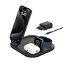 Belkin BoostCharge Qi2 3-en-1 Cargador Inalámbrico 15W Negro