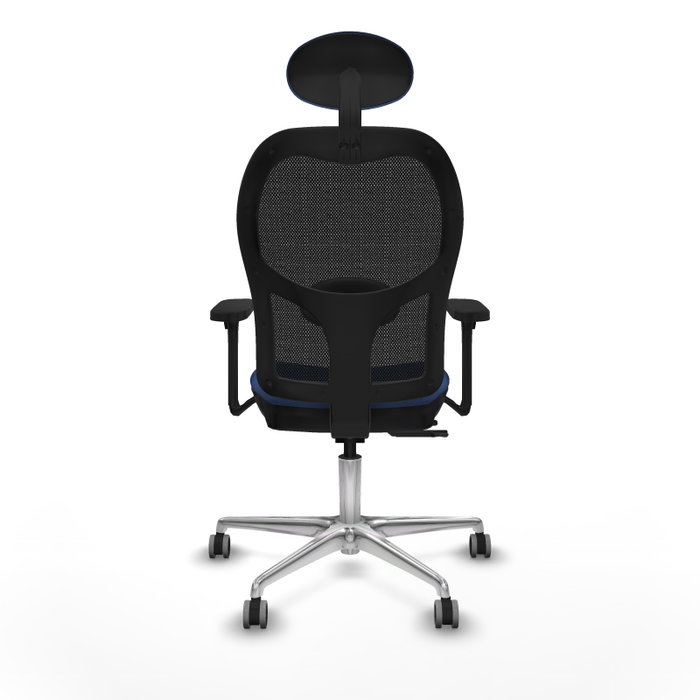 PIQUERAS Y CRESPO Silla de oficina Jorquera con mecanismo Sincro/Traslack, Azul marino y Negro PIQUERAS Y CRESPO Silla de oficina Jorquera con mecanismo Sincro/Traslack, Azul marino y Negro