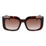 LONGCHAMP LO753S-N-242 Gafas de sol para mujer con cristal marrón