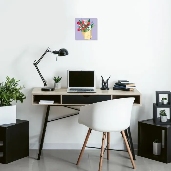 Ravensburger 25518 Ramo de tulipanes Pintar por números para Adultos, Ocio creativo 20x20 cm