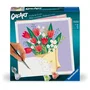 Ravensburger 25518 Ramo de tulipanes Pintar por números para Adultos, Ocio creativo 20x20 cm