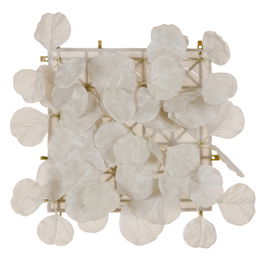 Panel Blanco Pvc Jardín 30 X 30 cm (Set de 12)