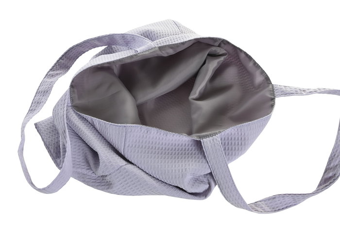 DKD Home Decor Bolsa Urban Algodón y Eva Colores Surtidos (Beige, Verde, Lila) 15 cm Largo x 40 cm Alto x 38 cm Ancho - Pack 6 Unidades