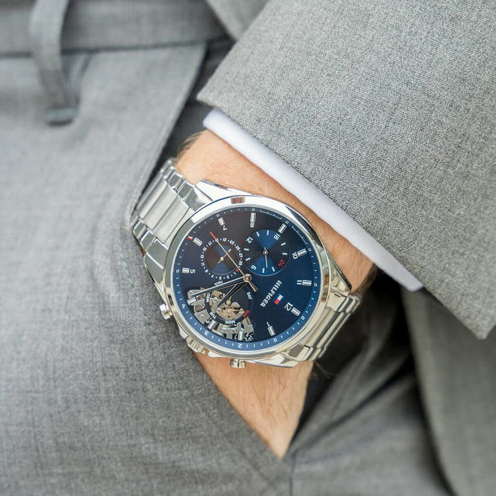 Reloj Hombre Tommy Hilfiger 1710448 Plateado Reloj Hombre Tommy Hilfiger 1710448 Plateado