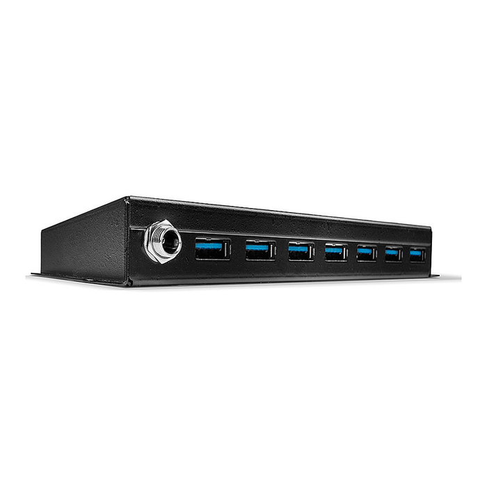 LINDY Hub USB 3.2 Gen 1 Industrie de 7 Puertos Negro LINDY Hub USB 3.2 Gen 1 Industrie de 7 Puertos Negro