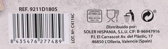 La Mediterranea Vajilla Redonda 18 Piezas "Palma" Md (2 Unidades) La Mediterranea Vajilla Redonda 18 Piezas "Palma" Md (2 Unidades)