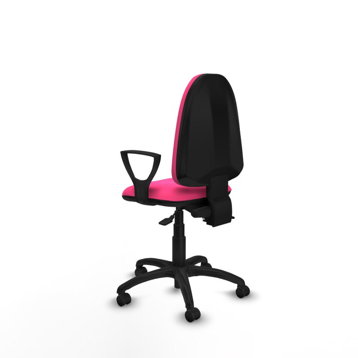 PIQUERAS Y CRESPO Silla de oficina Aýna Rosa con mecanismo Asincro