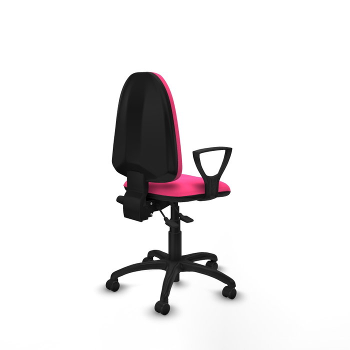 PIQUERAS Y CRESPO Silla de oficina Aýna Rosa con mecanismo Asincro