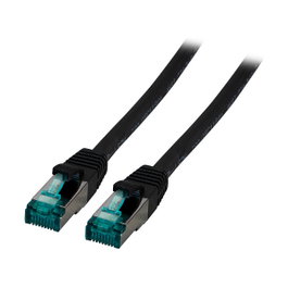 EFB Elektronik Patchkabel RJ45 Cat.6A S/FTP 7,5m Negro