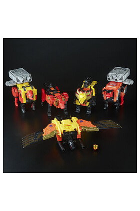 Hasbro Transformers Power of the Primes Predaking Combiner Titan Class Set de 5 figuras