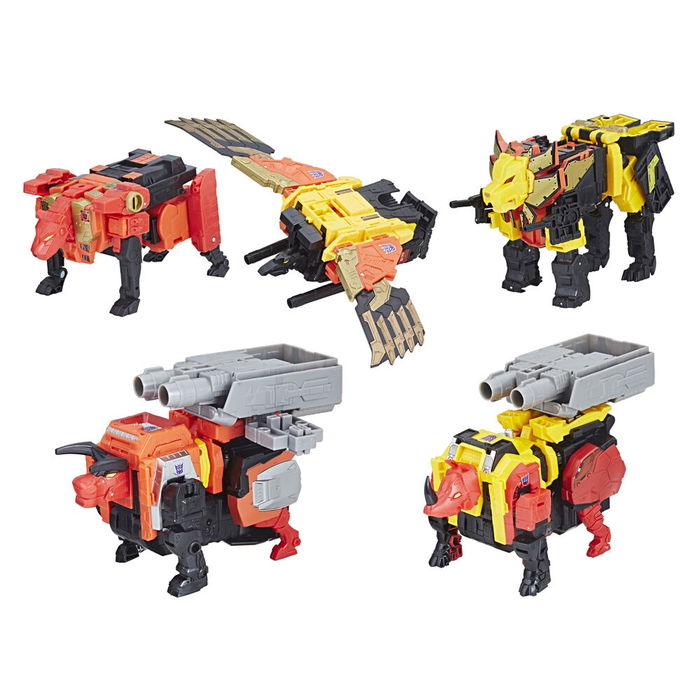 HASBRO Power of the Primes Predaking Combiner Set Figuras Transformers 45cm