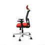 PIQUERAS Y CRESPO Silla de oficina Yunquera Naranja oscuro y Negro
