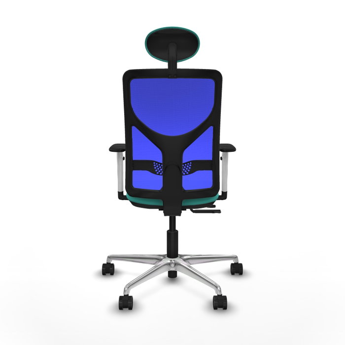 PIQUERAS Y CRESPO Silla de oficina Motilla con mecanismo Sincro/Traslack, Turquesa y Azul PIQUERAS Y CRESPO Silla de oficina Motilla con mecanismo Sincro/Traslack, Turquesa y Azul