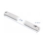 DeLOCK Manga trenzada con cierre de cremallera resistente al calor 2 m x 50 mm blanco