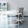 PIQUERAS Y CRESPO Silla de oficina Motilla con mecanismo Sincro, Pistacho y Gris