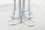 DKD Home Decor Dispensador de Metal Plateado para 40 Cápsulas Nespresso