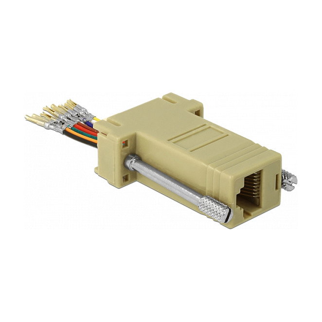 DeLOCK 66164 Adaptador Sub-D 9 Pin a RJ45 Gris DeLOCK 66164 Adaptador Sub-D 9 Pin a RJ45 Gris